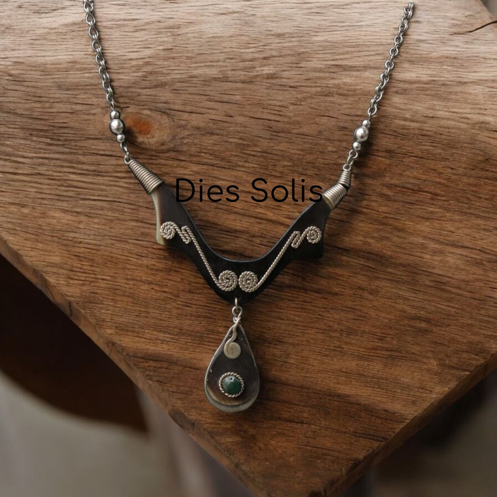 Black and Silver Necklace